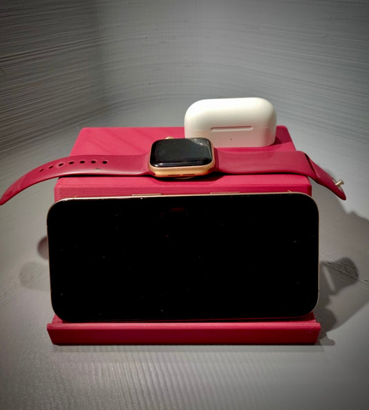 Suporte de Carregador 3 em 1 - iPhone Apple Watch Airpods