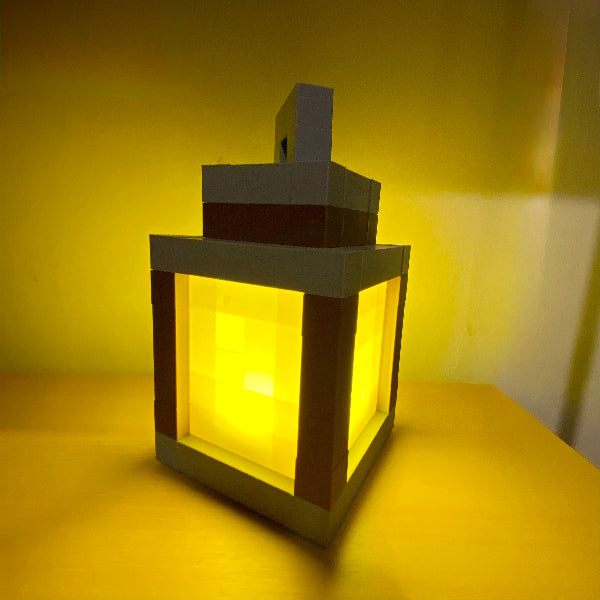 Luminaria temática minecraft